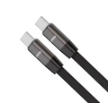 Flat Braided USB-C to USB-C Cable, 1.5m