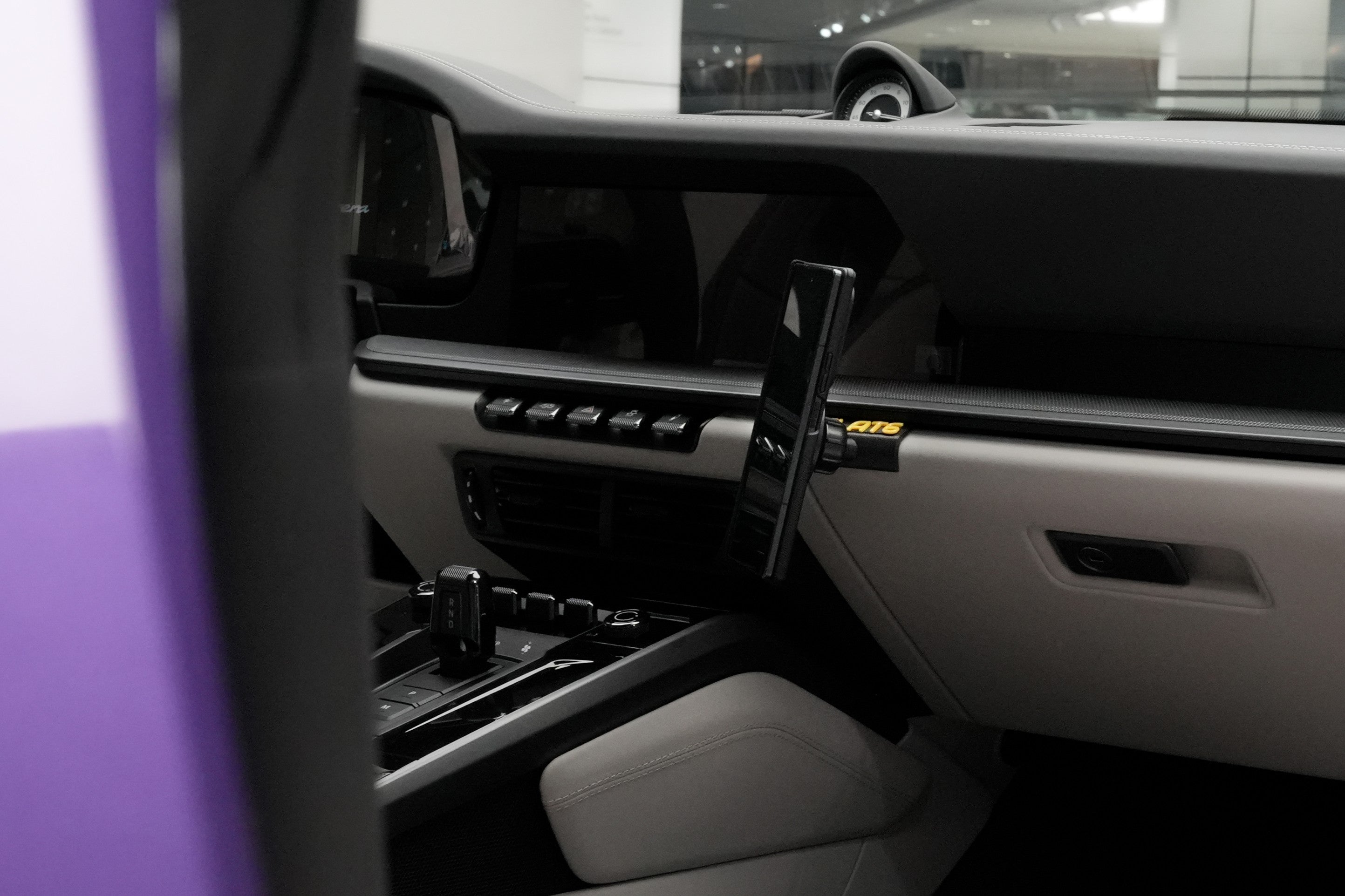 A3 — Charging Magnetic Phone Mount (Fits Porsche 992)
