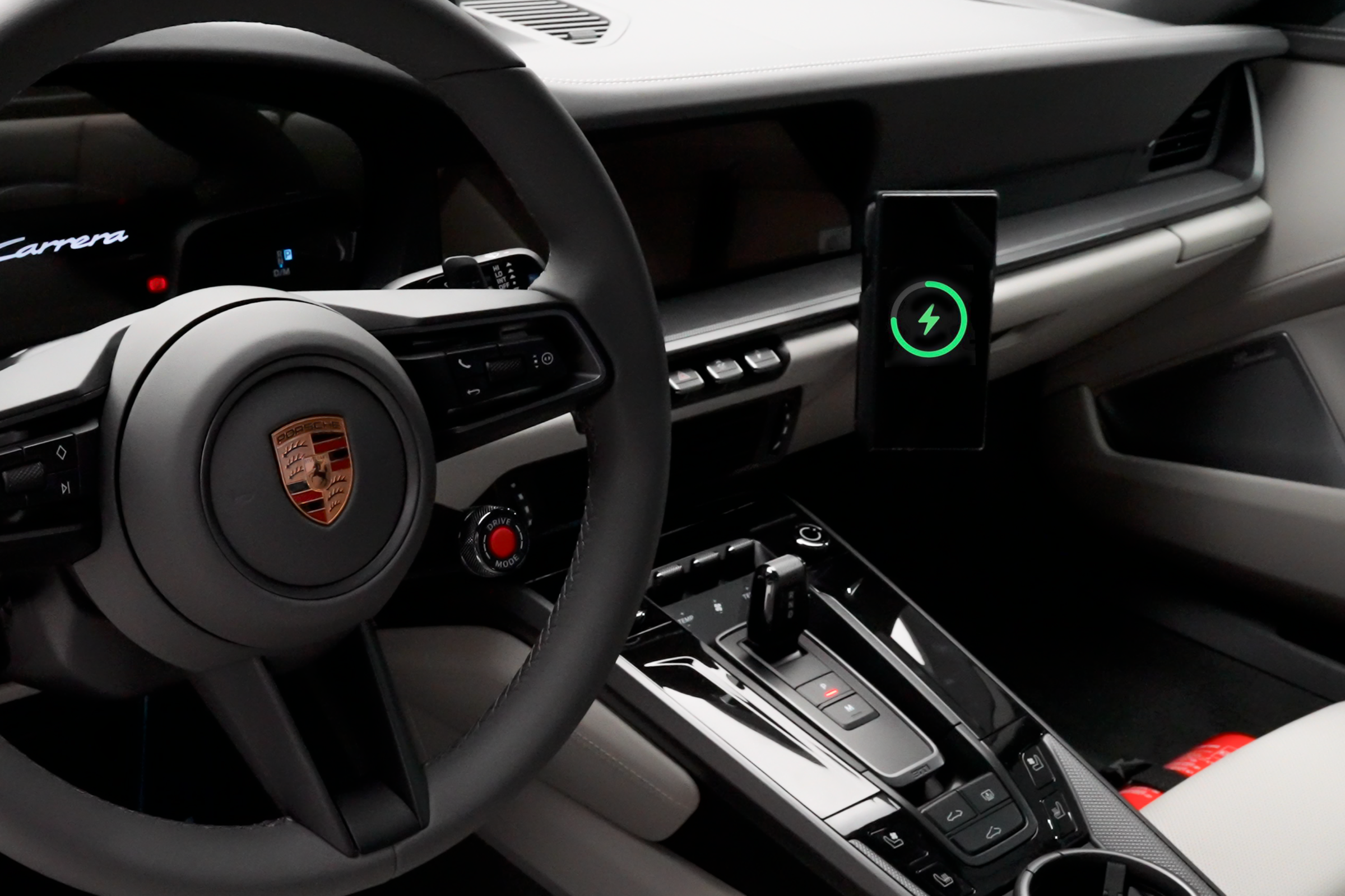A3 — Charging Magnetic Phone Mount (Fits Porsche 992)