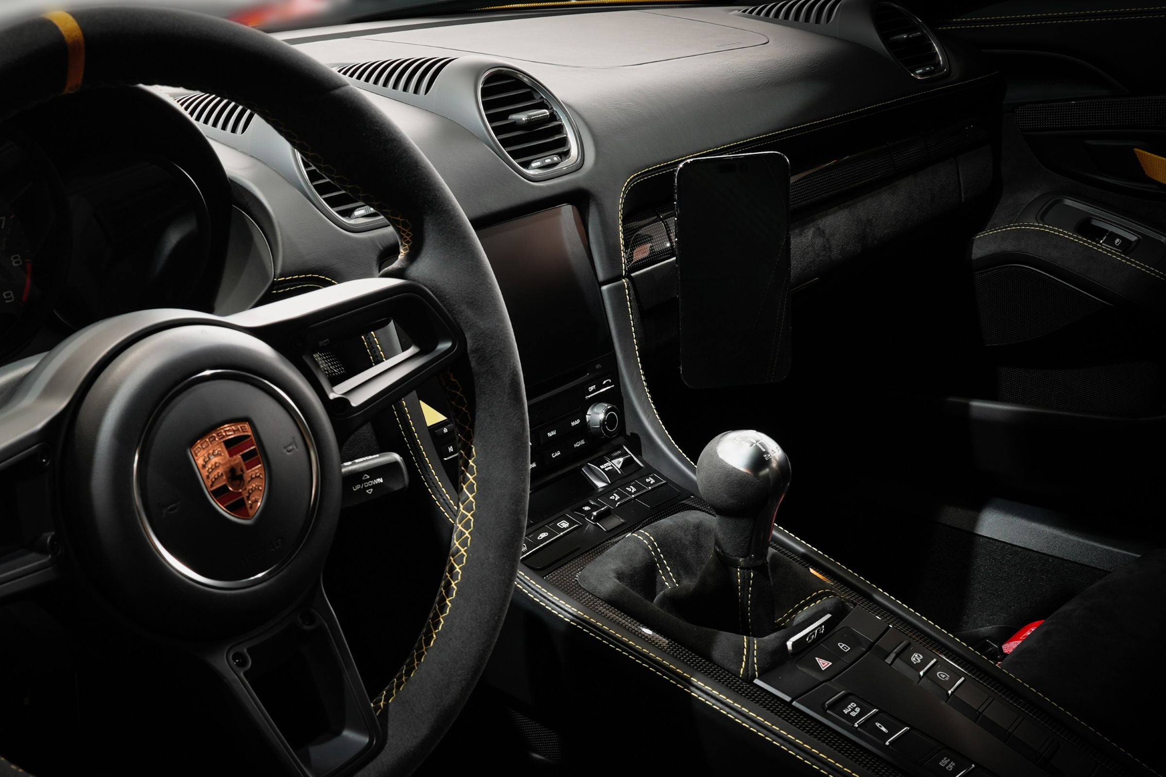 C2 — Magnetic Phone Mount (Fits Porsche 991, 718, 981)