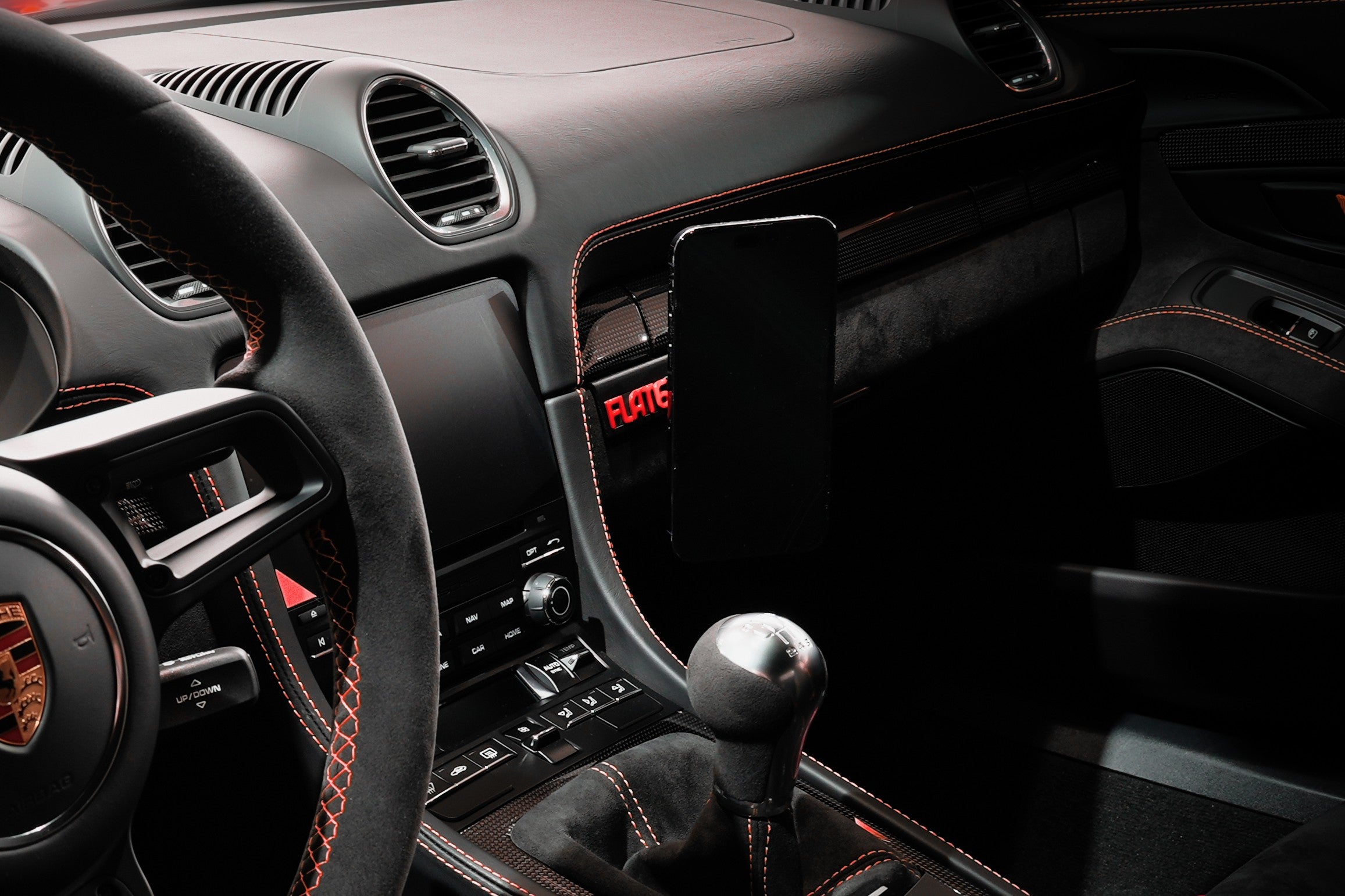 C2 — Magnetic Phone Mount (Fits Porsche 991, 718, 981)