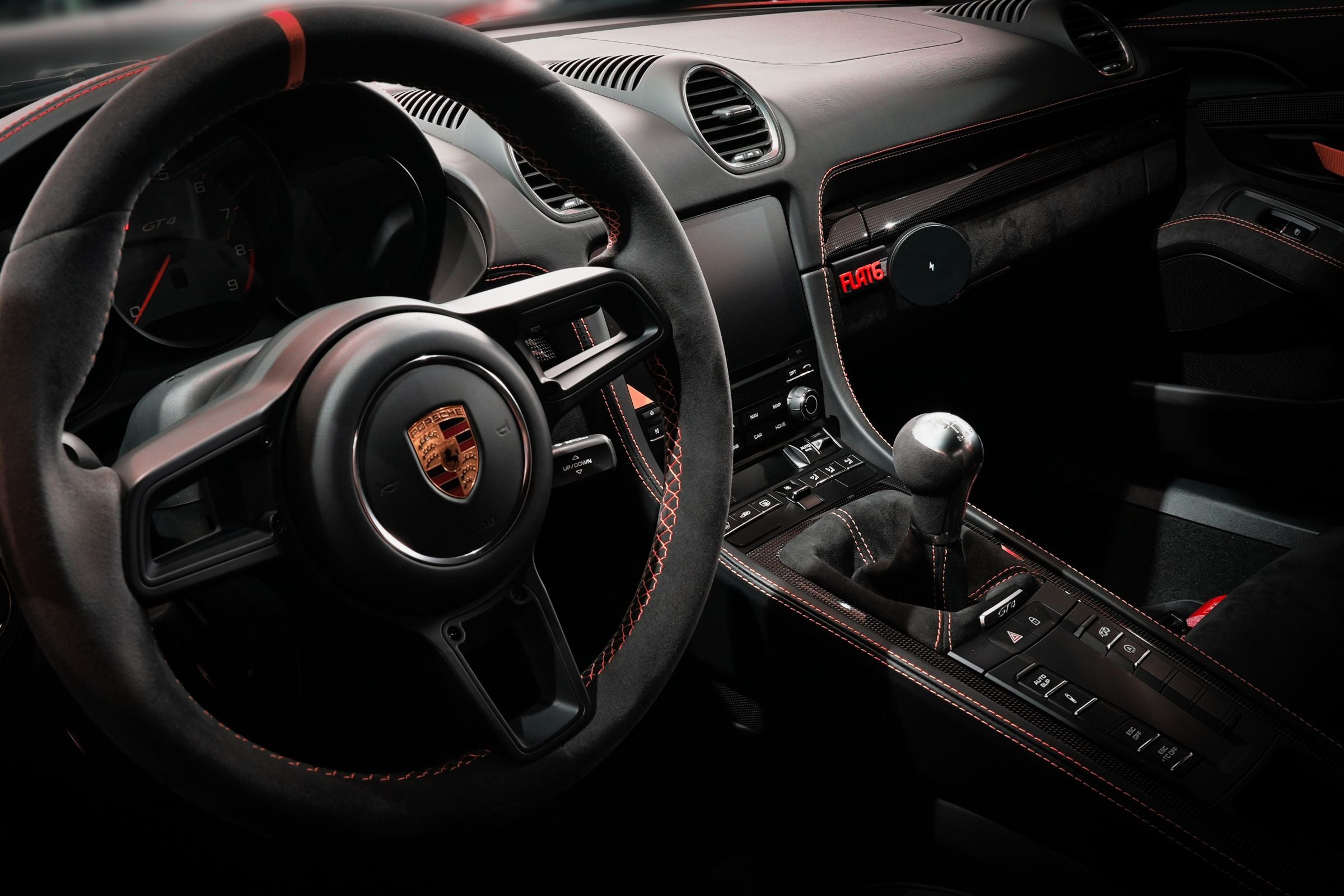 C3 — Charging Magnetic Phone Mount (Fits Porsche 991, 718, 981)